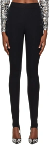 Dolce & Gabbana Black Slim-fit Leggings In N0000 Black