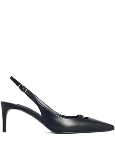 DOLCE & GABBANA BLACK SLINGBACK PUMPS