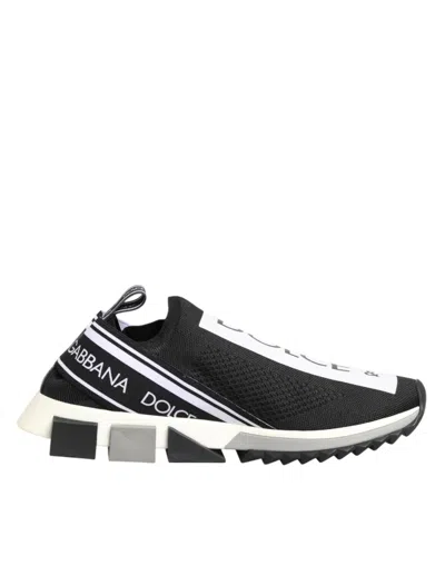 Dolce & Gabbana Black Slip On Sorrento Men Trainers Shoes