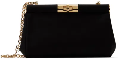 Dolce & Gabbana Black Small Marlene Clutch In 80999 Nero