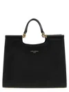 Dolce & Gabbana Black Small Sicily Tote In Black