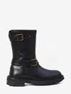 Dolce & Gabbana Black Smooth Leather Boot