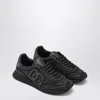 Dolce & Gabbana Dg Cushion Leather Blend Sneaker In Black