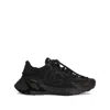 Dolce & Gabbana Daymaster Black Leather Blend Sneakers In Multi