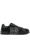 Dolce & Gabbana Sneakers With A Logo Patch In Black