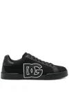 Dolce & Gabbana Sneakers With A Logo Patch In Black