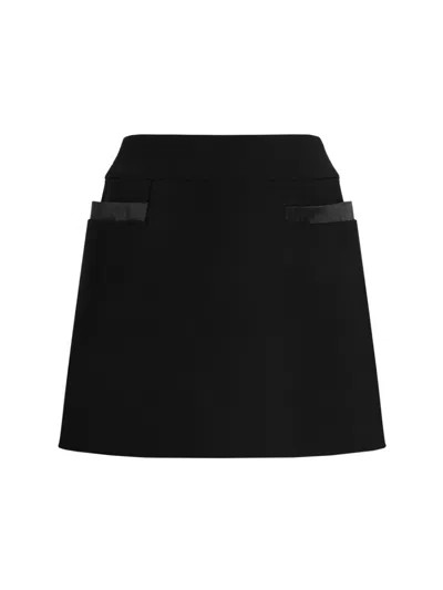 Dolce & Gabbana Black Solid Mini Skirt
