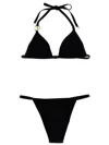 Dolce & Gabbana Black Solid Swimwear In Black