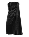 Dolce & Gabbana Black Strapless Sheath A-line Mini Dress In Black