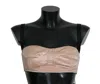 Dolce & Gabbana Black Straps Pink Balconcino Bra