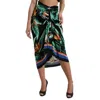 Dolce & Gabbana Elegant Floral High Waist Midi Skirt
