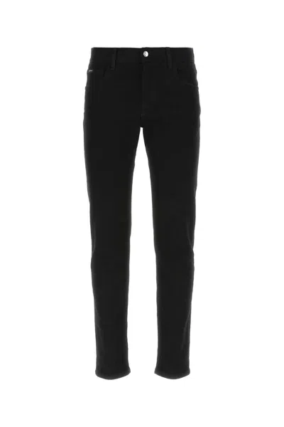 Dolce & Gabbana Black Stretch Denim Jeans In S9001