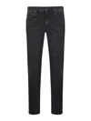 Dolce & Gabbana Trousers With Belt Loops And Contrast Stitching In Black