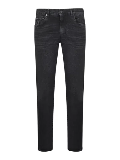 DOLCE & GABBANA BLACK STRETCH DENIM SLIM JEANS