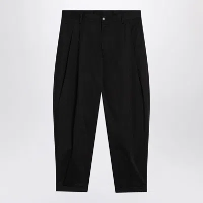 DOLCE & GABBANA DOLCE & GABBANA BLACK STRETCH GABARDINE PANT