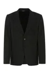 Dolce & Gabbana Black Stretch Viscose Blend Blazer