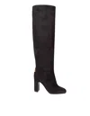 Dolce & Gabbana Black Suede Boot In Black
