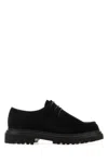 Dolce & Gabbana Polished Derby Shoes In Calf Leather In Black