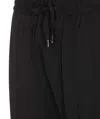 Dolce & Gabbana Black Sweatpants With Drawstring In Wool Blend Man In Black