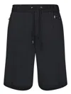 Dolce & Gabbana Drawstring Track Shorts In Black