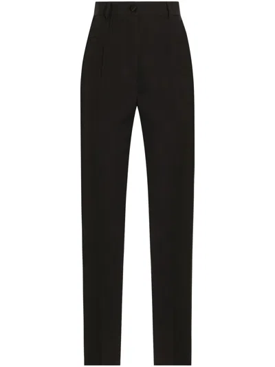 Dolce & Gabbana Black Tailored Trousers