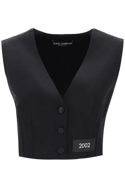 Dolce & Gabbana Black Tailored Waistcoat For Women