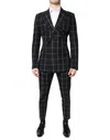 Dolce & Gabbana Black Taormina Double Breasted 2 Piece Men's Suit