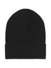 Dolce & Gabbana Knitted Wool And Cashmere Hat In Burgundy