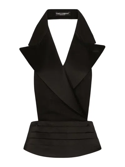 DOLCE & GABBANA TOP - NEGRO