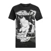 Dolce & Gabbana Graphic Print Cotton T-shirt With Ribbed Neck In Black