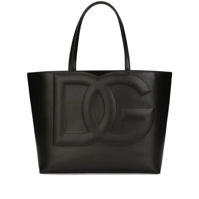 Dolce & Gabbana Black Tote Bags