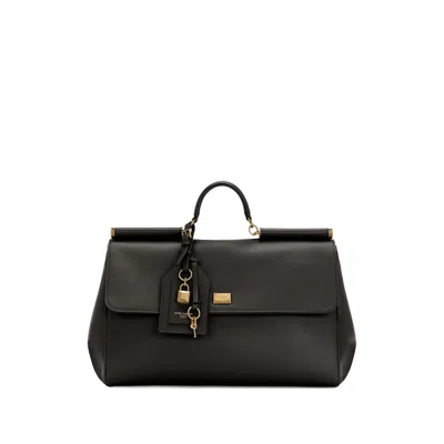 Dolce & Gabbana Black Tote Bags Women