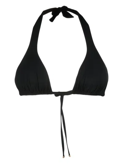 DOLCE & GABBANA BLACK TRIANGLE BIKINI TOP