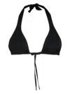 Dolce & Gabbana Black Triangle Bikini Top Dolce E Gabbana In Black