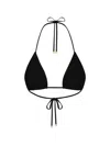 Dolce & Gabbana Triangle-cup Bikini Top In Black