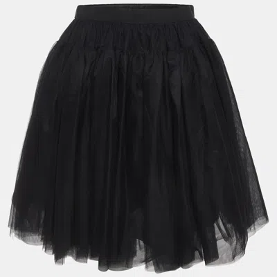 Pre-owned Dolce & Gabbana Black Tulle Skirt (11-12 Yrs)