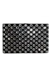 Dolce & Gabbana Black Velvet Crystal Clutch Evening Party Purse Women's Bag In Black