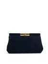 Dolce & Gabbana Marlene Small Satin Shoulder Bag In Negro