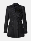 DOLCE & GABBANA BLACK VIRGIN WOOL BLAZER