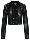Dolce & Gabbana Wool Jacket Scalloped Edges Button Detailing In Black