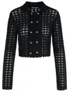 Dolce & Gabbana Wool Jacket Scalloped Edges Button Detailing In Black