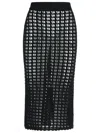 Dolce & Gabbana Black Virgin Wool Skirt
