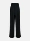 Dolce & Gabbana Black Virgin Wool Trousers In Black