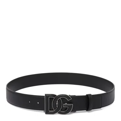 Dolce & Gabbana Black Viscose Belts