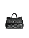 Dolce & Gabbana Black Viscose Blend Bag Women In Black