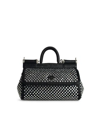 Dolce & Gabbana Black Viscose Blend Bag Women
