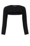 Dolce & Gabbana Black Viscose Blend Cardigan