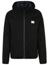 Dolce & Gabbana Black Viscose Blend Jacket In Black