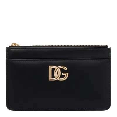 Dolce & Gabbana Black Viscose Wallets