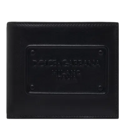 Dolce & Gabbana Black Vitello Wallets